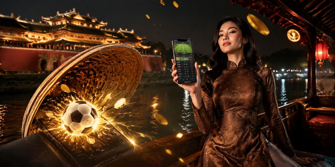 Người dùng tại Huế cầm điện thoại minh họa giải trí có kiểm soát