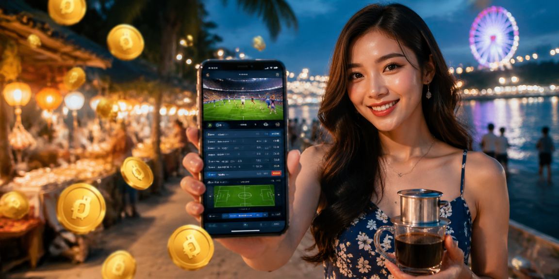Cảnh cà phê tại Phú Quốc minh họa việc đọc điều khoản trước khi tham gia